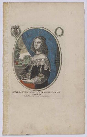 Bildnis der Anne d'Avtriche, Königin von Frankreich