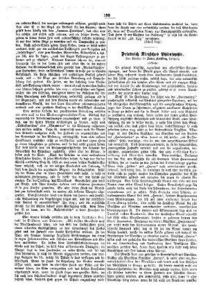 Friedrich Nietzsches Philosophie : (Schluß)