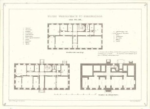 Moninger, Johann; Nördlingen; Neues Waisenhaus - Grundriss, Grundriss Keller; Treppe (Grundriss)