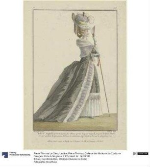 Gallerie des Modes et du Costume Français: Robe à l'Anglaise. Y.135