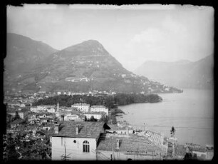 Lugano, Blick vom Bahnhof