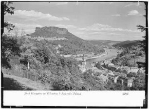 Stadt Königstein mit Lilienstein