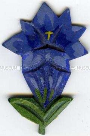 WHW-Abzeichen, Serie "Alpenblumen", Straßensammlung im Gau München-Oberbayern vom November 1935