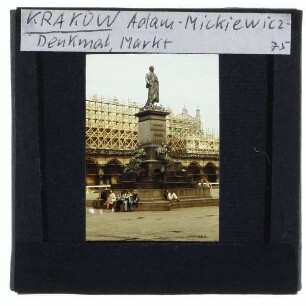 Krakau, Adam-Mickiewicz-Denkmal