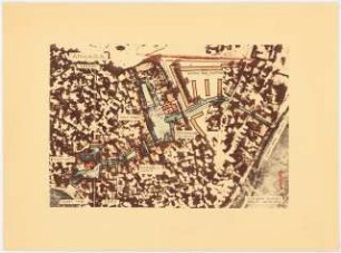 Gesamtbebauungsplan Ankara Teilbebauungsplan Altstadt: Grund- und Lageplan über Luftbildaufnahme 1:2000, Altstadt, Hamam Önü-Viertel zwischen dem Straßenzug d. Mukaddem C. und Hacet Tepe