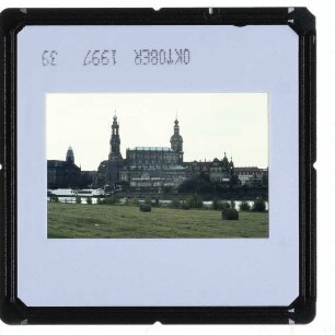Dresden, Katholische Hofkirche,Dresden, Residenzschloss,Dresden, Hausmannsturm
