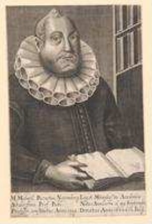 Michael Piccart, Nürnberger, Professor in Altdorf; geb. 29. September 1574; gest. 13. Juli 1620