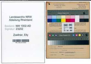 Entnazifizierung Elly Zoellner, geb. 03.12.1904 (Telefonistin)