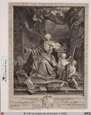Bildnis Emmanuel-Théodose de La Tour d'Auvergne, cardinal de Bouillon