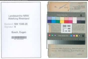 Entnazifizierung Eugen Bosch , geb. 07.02.1903 (Werkmeister)