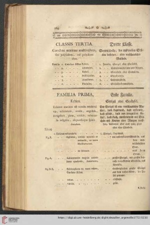 Dritte Classe: Seemuscheln, die aus vielen Stücken bestehen, oder vielschaalichte Muscheln