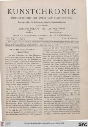Heft 10 (26. Dezember 1889)