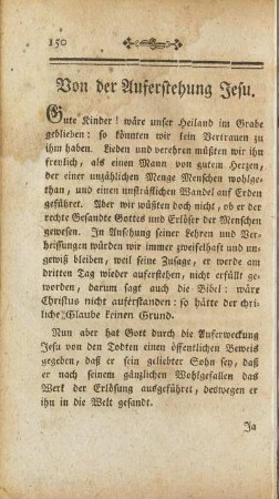 Von der Auferstehung Jesu