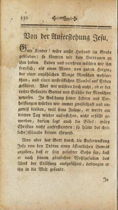 Von der Auferstehung Jesu