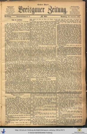21.09.1901 (Erstes Blatt)