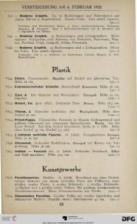 Kunstgewerbe (Nr. 858-870)