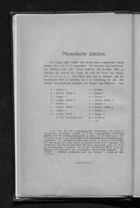 Phonetische Zeichen.