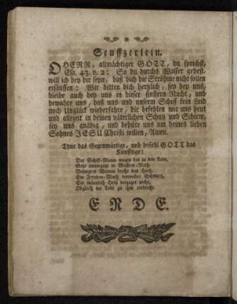 Seuffzerlein.