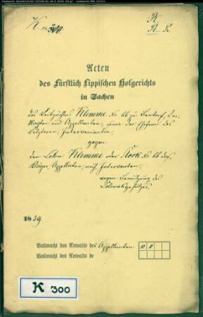 Klemme, Leibzüchter Nr. 66 zu Bentorf gegen Kolon Klemme - Nutzung des Kolonatsgehölzes