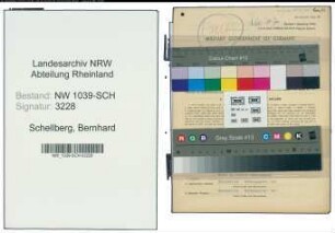 Entnazifizierung Bernhard Schellberg , geb. 03.06.1895 (Maschinenfuehrer)