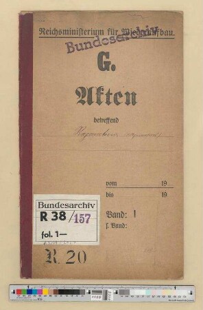 Erörterungen über Reparationen.- Allgemeines