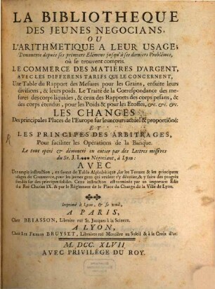 La Bibliothèque des jeunes Negocians