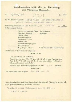 Götz, Elise
