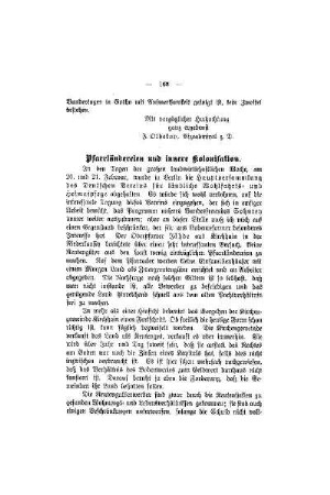 Pfarrländereien und innere Kolonisation