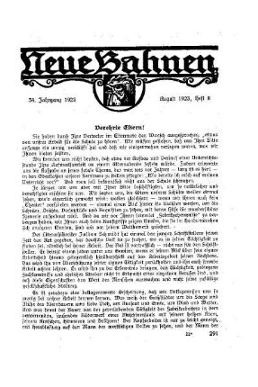 Verehrte Eltern!
