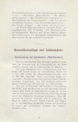 Gesundheitspflege und Lebensschutz
