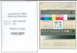 Entnazifizierung Eugen Wiechert , geb. 06.12.1903 (Beamter)