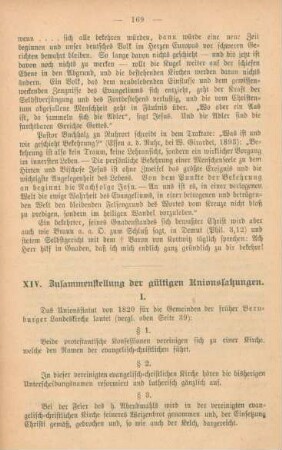 XIV. Zusammenstellung der gültigen Unionssatzungen