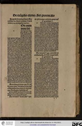 [N]on enim veni solvere legem... Matthei v capitulo. In ordine sapientialium divinalium scientiarum intelligentiam plenitudinis legis apprime utilem atque necessariam esse considerans...