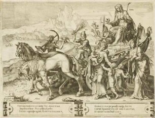 Der Triumph der Demut, Blatt 7 aus der Folge "Der Kreislauf der Unbeständigkeit menschlicher Dinge"