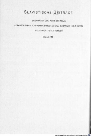 Russland in Vers und Prosa : Vorträge zur russischen Literatur des 19. und 20. Jahrhunderts