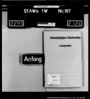 Revision der Landrentereirechnungen des ehemaligen Herzogtums Braunschweig