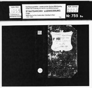a) Huldstetten: Taufregister vom 7.5.1839 - 7.8.1877; b) Geisingen: Taufregister vom 13.11.1838 - 9.7.1877