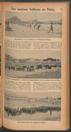 Los marinos italianos en Pekín