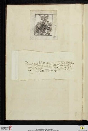 Wappenexlibris, Brieffragment