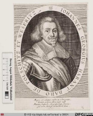 Bildnis Johann Georg Harant, Frhr. von Polschitz und Weseritz