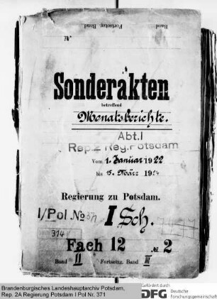 Monatsberichte der Schutzpolizei
