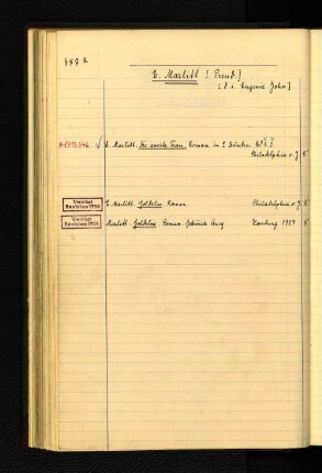 E. Marlitt [Pseud.]. [s.i. Eugenie John].