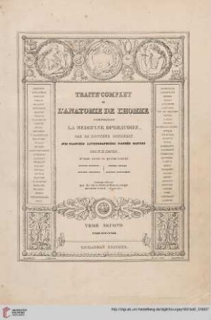 Band 2, Atlas: Traité complet de l'anatomie de l'homme: comprenant la médicine opératoire