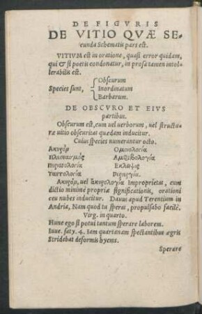 De Vitio Quae Secunda pars est.
