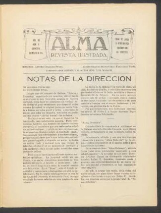 Notas de la dirección