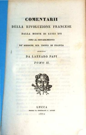 Commentarii della Revoluzione Francese dalla congregazione degli Stati Generali fino alla morte di Luigi XVI, 2,2