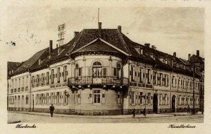 Postkartenalbum mit Motiven von Karlsruhe. "Karlsruhe. Künstlerhaus"