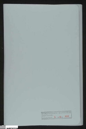 Inventarium und Teilung des Vermögensnachlasses des Bürgers und Witwers Jacob Vogel aus Ladenburg