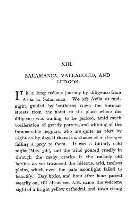 XIII. - SALAMANCA, VALLADOLID, AND BURGOS