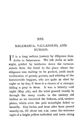 XIII. - SALAMANCA, VALLADOLID, AND BURGOS